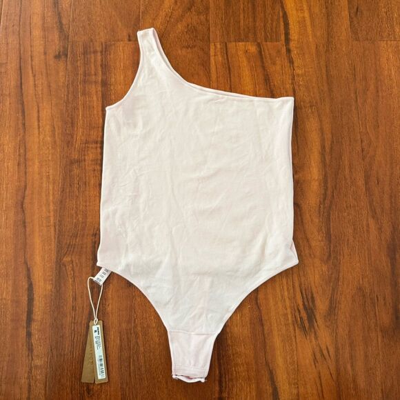 SKIMS Cherry Blossom Essential Bodysuit One Shoulder Bodysuit Size XXS/XS NWT - Picture 6 of 11